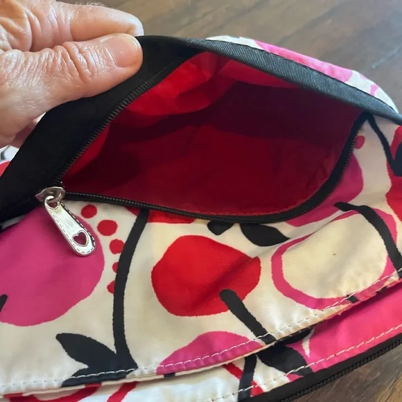 Brighton Red Cherry Crossbody Bag / Purse, Matching Brighton Wallet Available - Picture 9 of 13